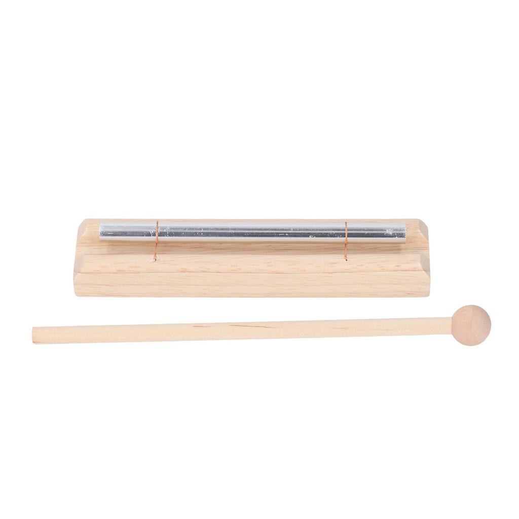 Колокольчик для медитации из алюминия и древесины бука с энергетической колокольчиком и молотком для занятий