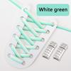 Diamond Magnetic Lock Shoelaces Gradient Elastic No-Tie Shoe Laces for Sneakers Kids & Adults Rubber Bands for Easy Fit