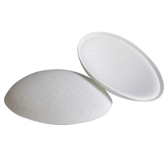 1 пара круглых губчатых подушечек для бюстгальтера Push Up для женщин, латексные подушечки для купальника с невидимой вставкой