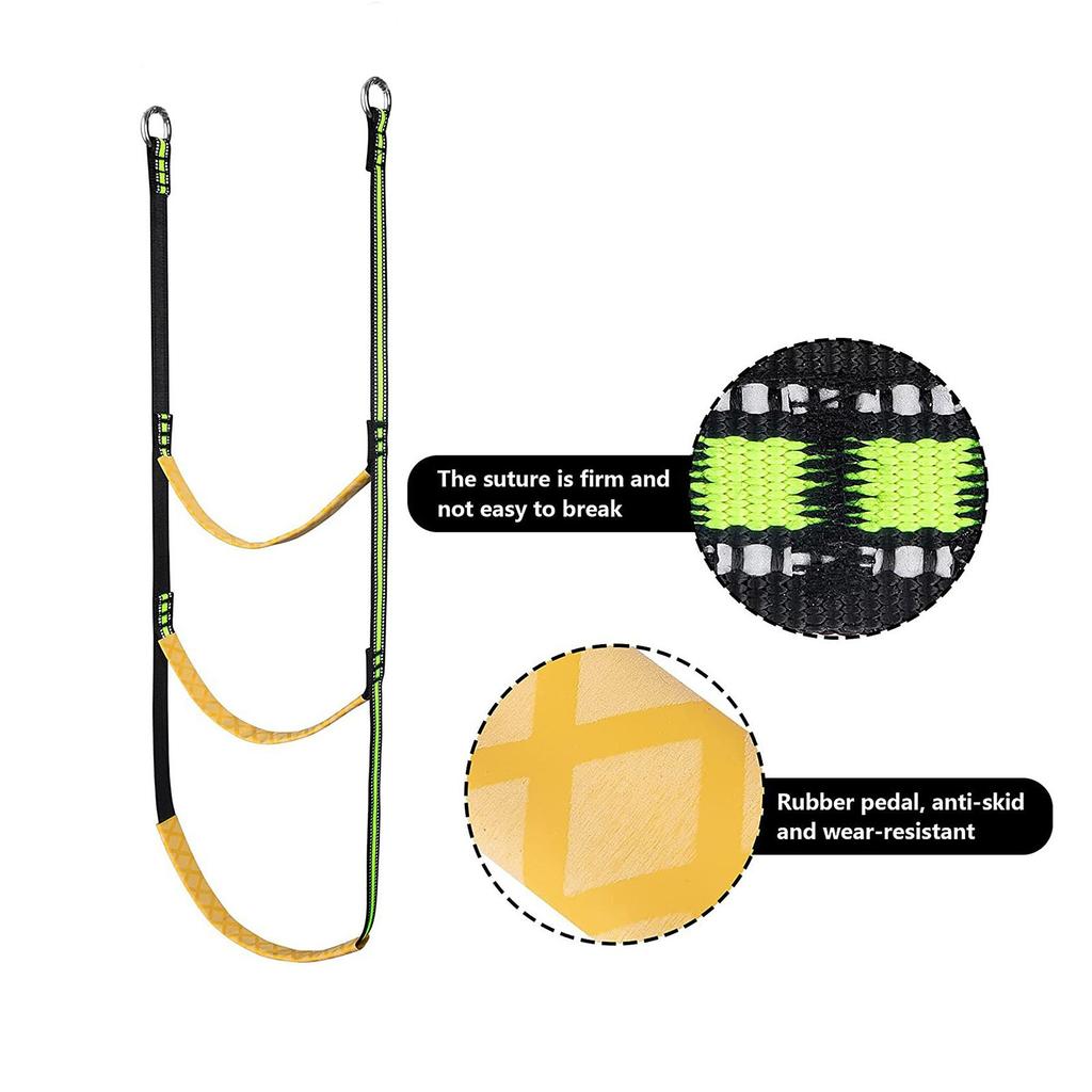 Складная веревочная лестница для надувной крюковой мягкой лестницы для спорта