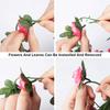 Rose Artificial Flowers Christmas Garland for Wedding Home Room Decoration Spring Autumn Garden DIY Fake Plant Vine
