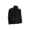 Мужская флисовая тренировочная куртка Mission Solid Color Stand Wool Jacket Black 1378844-001