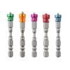5Pcs Single Color Single Head Cross Screwdriver Bit Cemented Carbide Magnetic Electric Screwdriver