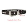 Cowgirl Studded Adjustable PU Leather Waistband Rhinestone Belt Bling Crystal