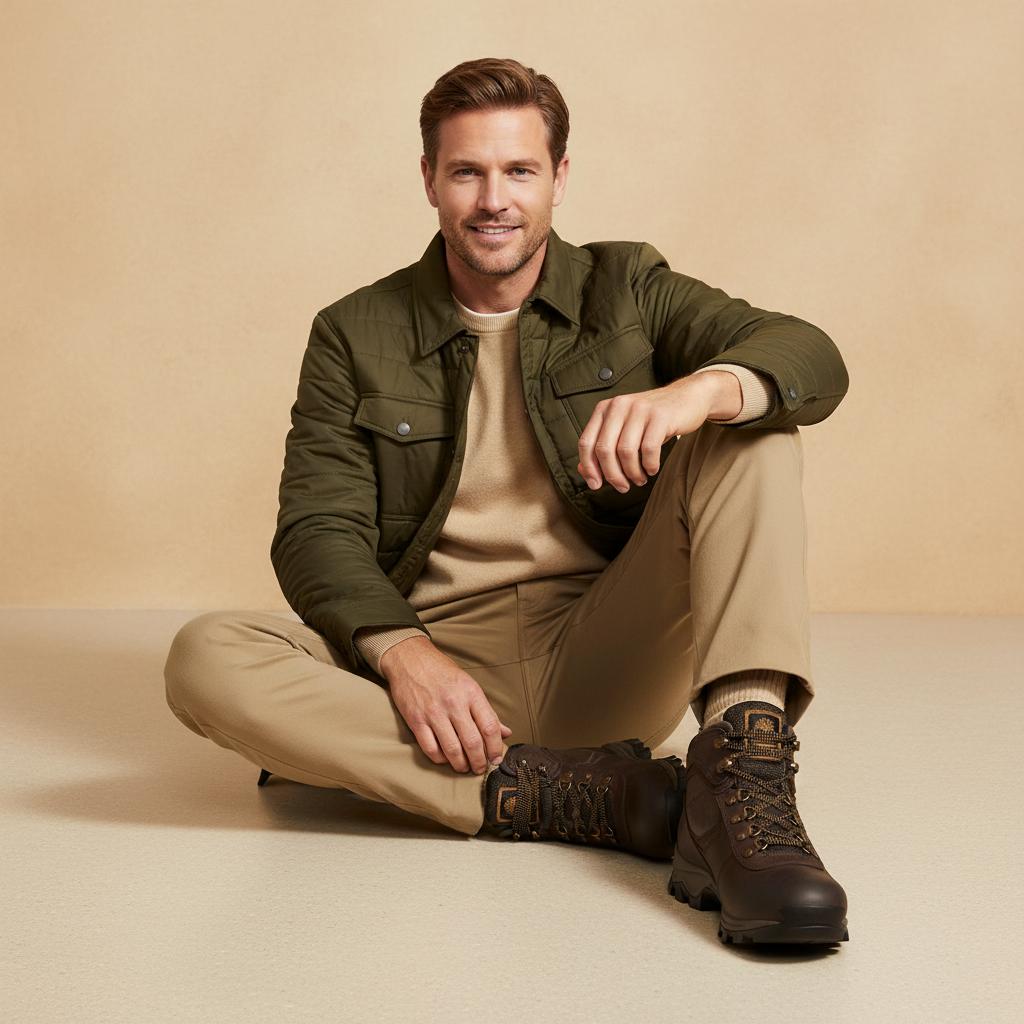 Timberland Монтана. Мужские кроссовки Maddsen Mid Hiker темно-коричневые TB02730R-242