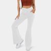 2024 Women's Plus Size Flare Yoga Pants - High Elastic Denim with Antibacterial Fabric