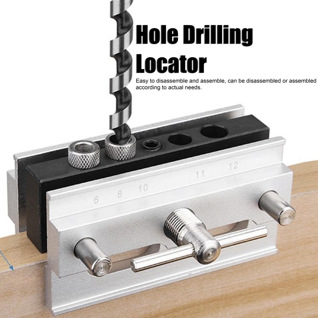 Центрирующий дюбельный кондуктор Деревообработка Позиционер для сверления прямых отверстий Локатор Ручной инструмент Деревообработка Позиционер для сверления отверстий