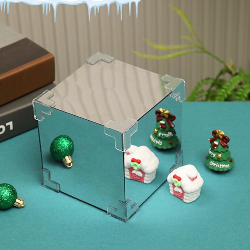 Сделай сам Санта-Клаус Ночной Светильник Куб Дизайн Домашний Рождественский Снежный Декор Элегантные Рождественские Световые Украшения Для Festivel