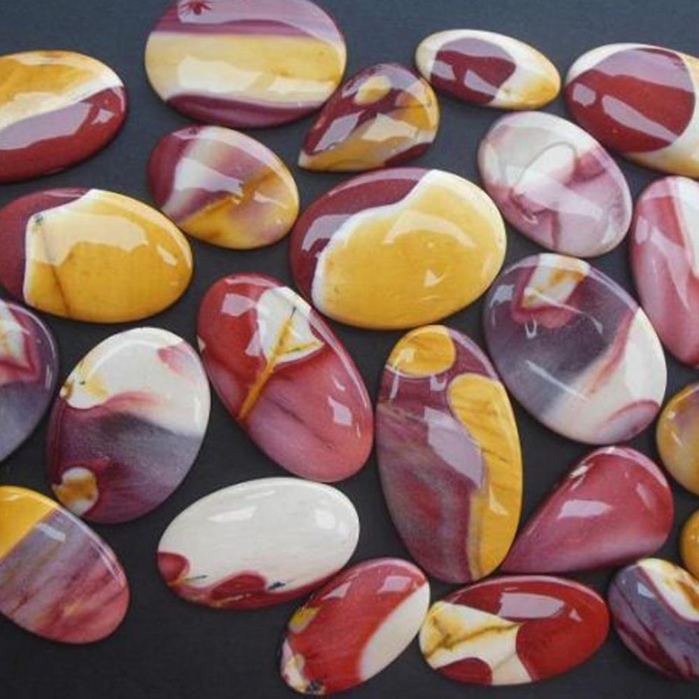 Кабошон из натуральной мукаитовой яшмы, партия смешанных форм и драгоценных камней любого размера, партия целебных драгоценных камней.