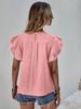 Women's Casual Summer Ruffle Batwing Sleeve Top