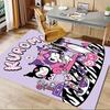 Office Rug Kuromi, Cute Anti-Slip Rug, Machine Washable for Living Room, Bedroom, Office, Multiple Sizes, Bedroom Mat, Decorative Mat, Durable Mat, Li