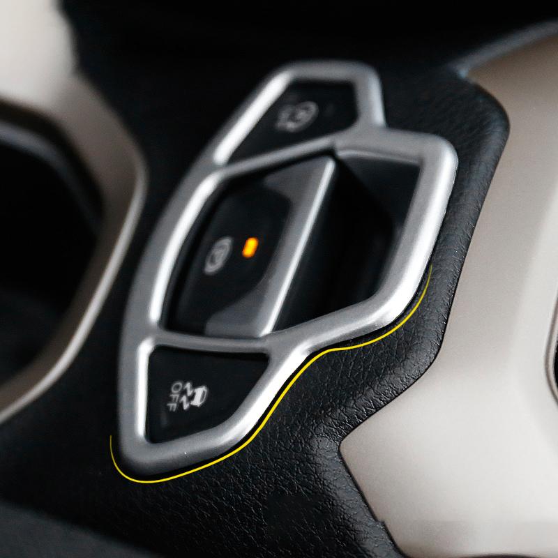 Для Jeep Renegade 2015 2016 2017 2018 2022 2023 ABS Кнопка ручного тормоза автомобиля Панель Отделка Крышка Украшения