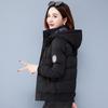 2024 Winter Women's Double-Sided Short Cotton Down Jacket: Thick, Stylish Coat for Middle-Aged and Elderly