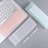 Semi-Transparent Plastic Large Pencil Capacity Pen Box Holder Case Stationery