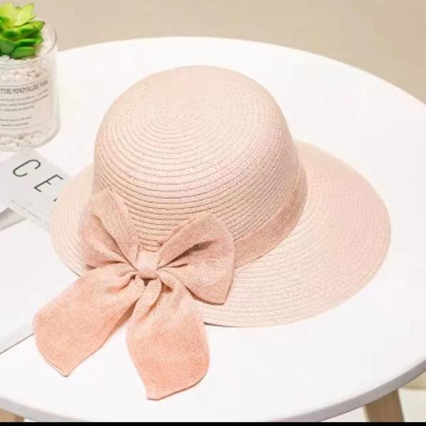 WTEMPO Однотонные повседневные универсальные дышащие шляпы с бантом от солнца женские летние широкополые соломенные шляпы для путешествий на открытом воздухе и пляжа