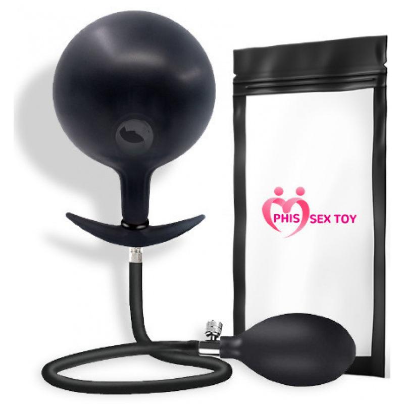 Вибратор Надувная анальная пробка Огромная анальная пробка Дилдо Насос Вагинальное Анальное расширение Массажер простаты Секс-игрушки для Женщин Мужчин Геев
