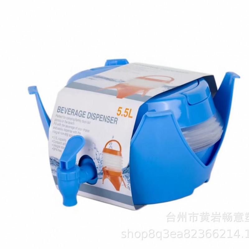 Portable Collapsible Camping Water Bucket Outdoor Travel Car Storage Beverage Beer Container 3.5L To 9.5L PP