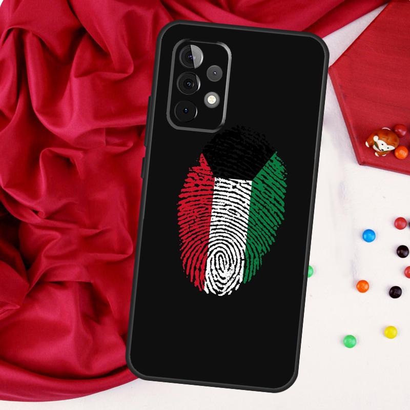 Флаг Кувейта Чехол для Samsung Galaxy A15 A55 A53 A33 A35 A22 A32 A52 A54 A34 A14 A56 A36 A26 A16 A05 A06