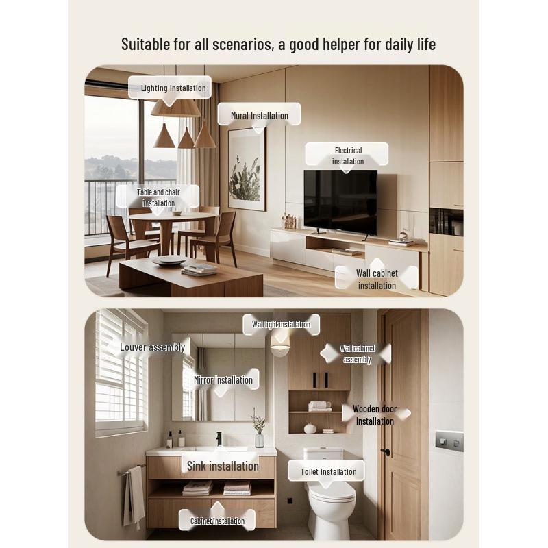 Многофункциональный набор инструментов «Зеленый Лес»: Полный набор для ремонта по дому и для электрика