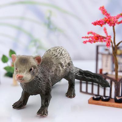Реалистичная фигурка животного Леопардовая кошка Красная панда Мышь Утконос Хорек Эгерния
