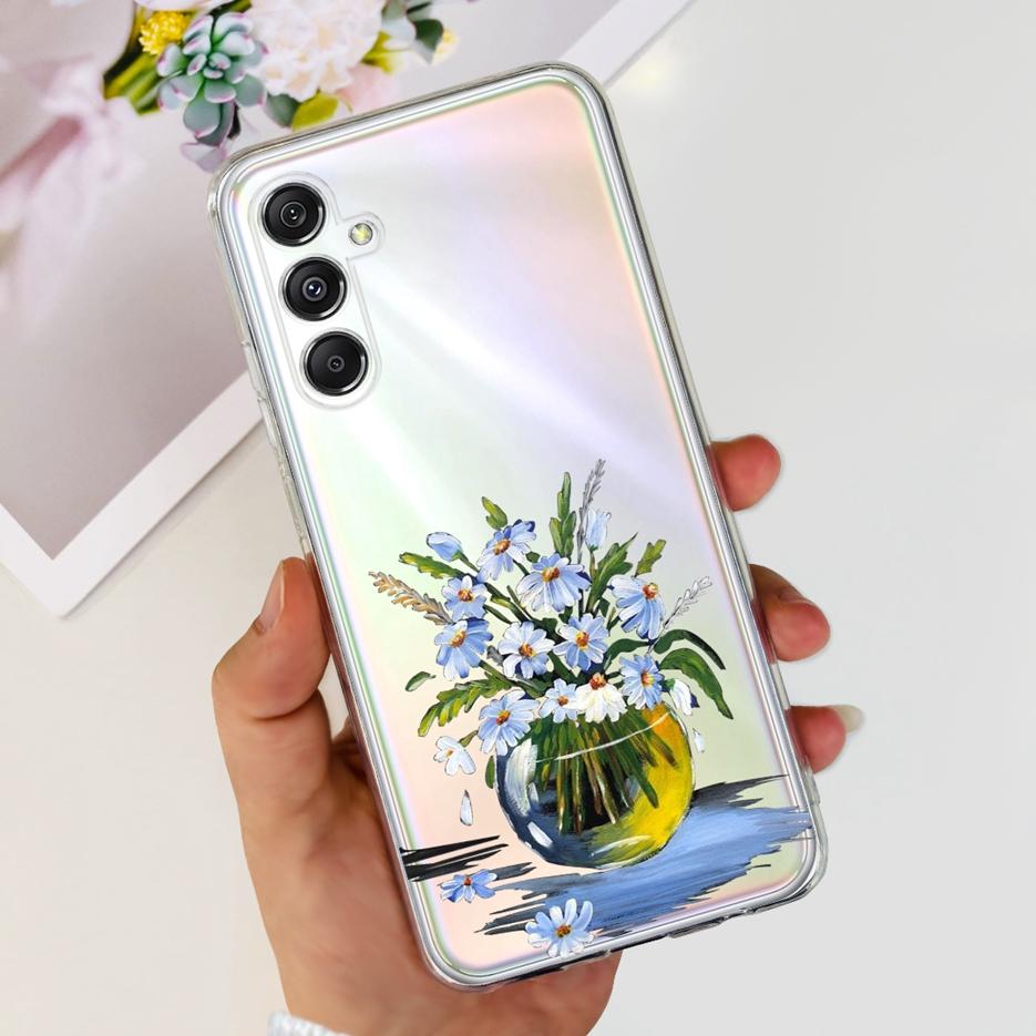 Чехол для Samsung Galaxy M34 5G SM-M346B Новый Модный Расписной Чехол Прозрачный Силиконовый Чехол Для Samsung M34 M 14 Galaxy M14 Мягкий Чехол