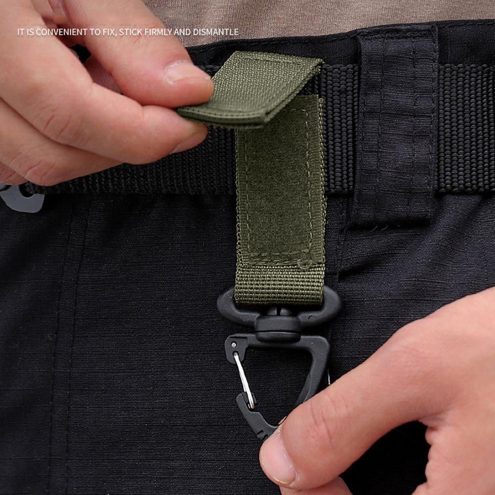 Hiking Accessories Anti-lost Webbing Hook Outdoor Carabiner Camping Carabiner Backpack Key Hook