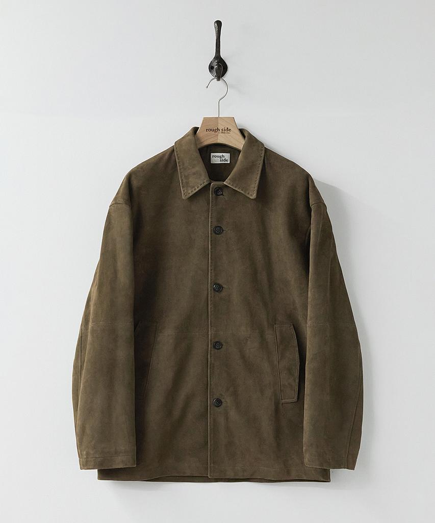ROUGHSIDE Suede Over Jacket Tan