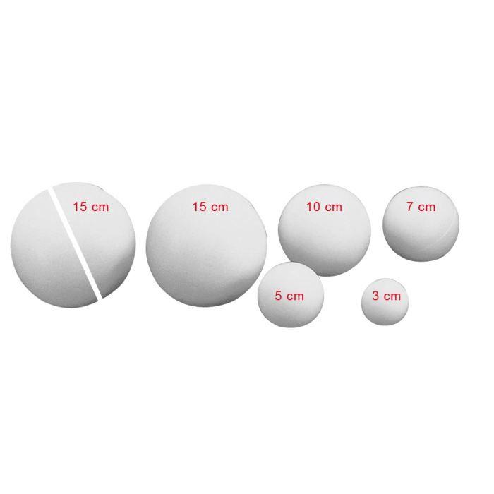 Polystyrene Balls, Solid, 7 Cm Ø