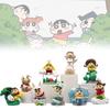 Crayon 9pics Shin Chan Pvc Model Toy Doll Decoration Car Office Display Gift