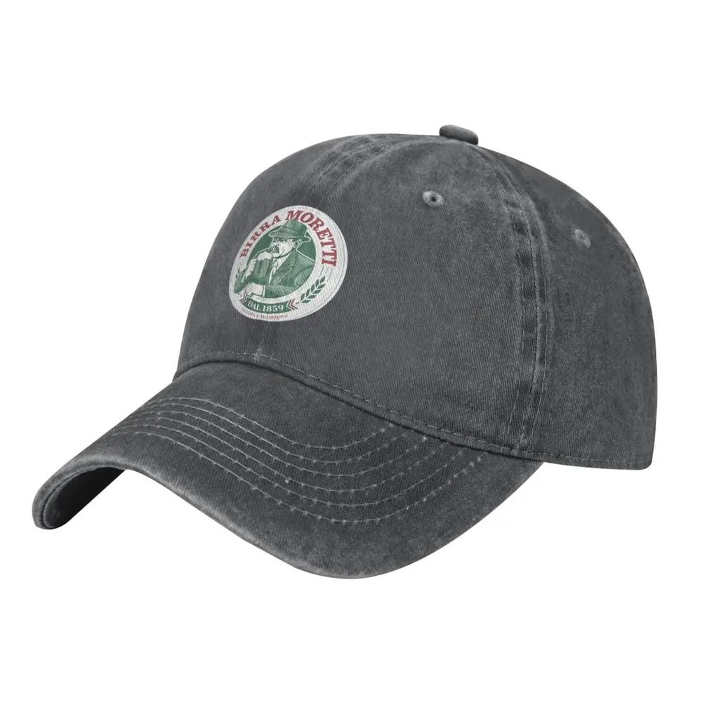 Birra Moretti Solid Color demin Trucker Hat Durable for All Seasons Caps Men Cap Man Summer