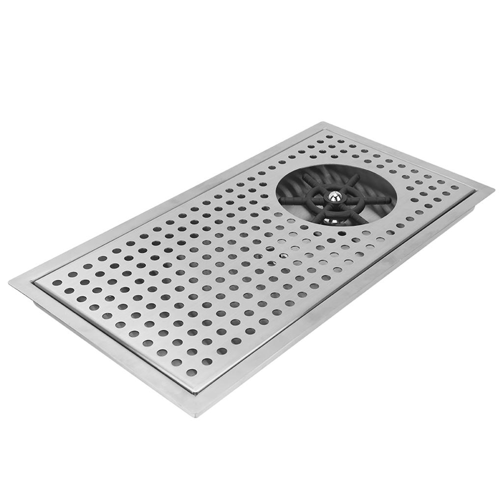 Household Black Stainless Steel Automatic Cup Washer Glass Cleaning Rinser for Coffee Shop