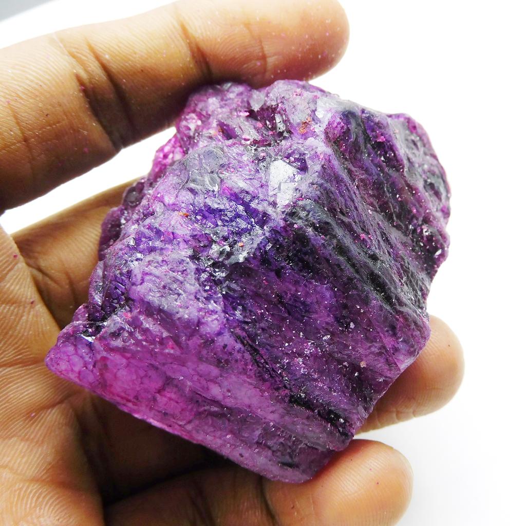 Uncut Raw Purple Sapphire Rough 42.15 Ct Natural Loose Gemstone