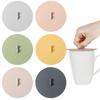 Creative Silicone Cup Cover Anti-Overflow Suction Cap For Ceramic Glass Mug Bowl Heat-Resistant Sealed Lids Cover Tea Coffee Lid