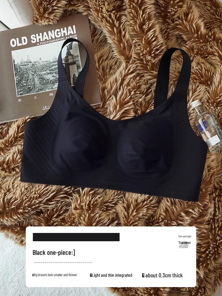 Women's Bust Minimizer: Ultra-Thin Support, Anti-Sag Seamless Cool Full Cup Bra for Summer