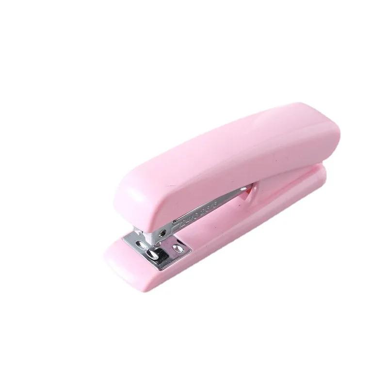 Detachable Macaron Color Stapler Small Fresh and Labor-saving Stapler Student Office Multifunctional Binding Machine Stationery