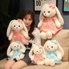 Lovely Skirt Rabbit Plush Toys Lovely Wedding Dressed Rabbit Dolls Stuffed Soft Animal Pillow Kawaii Birthday Gifts