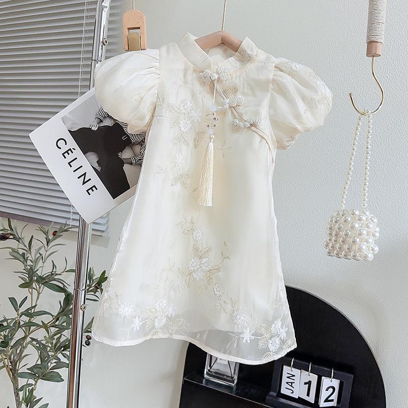 Летнее платье Хануфу Ципао для девочек в китайском стиле - Принцесса TX765