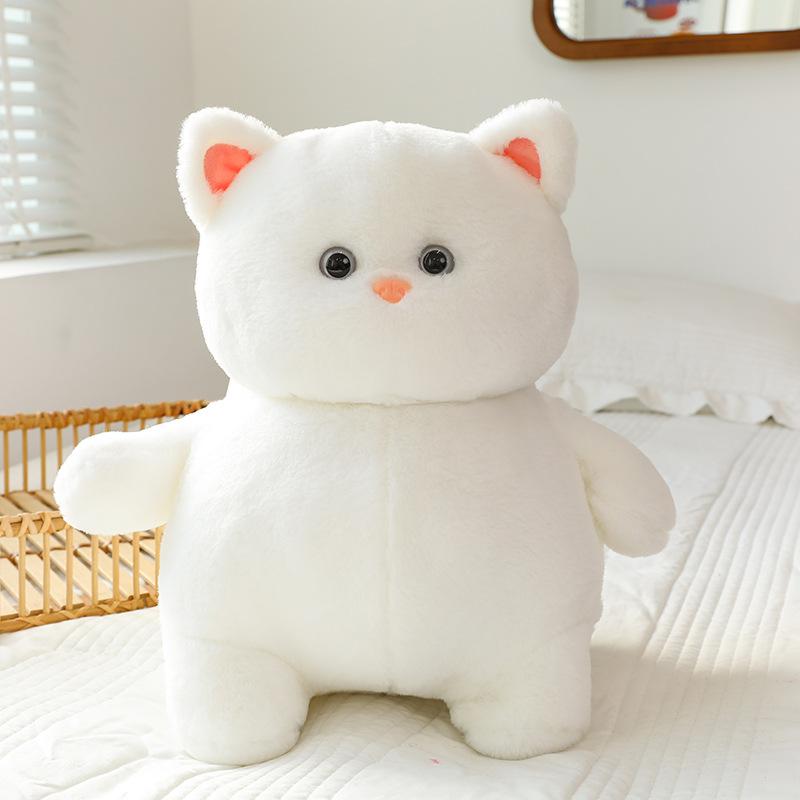 Плюшевая игрушка-кошка, имитация кошки, мягкий котенок, милая кукла-кошка, игрушки для питомцев, декор для дома, подарок для девочки на день рождения
