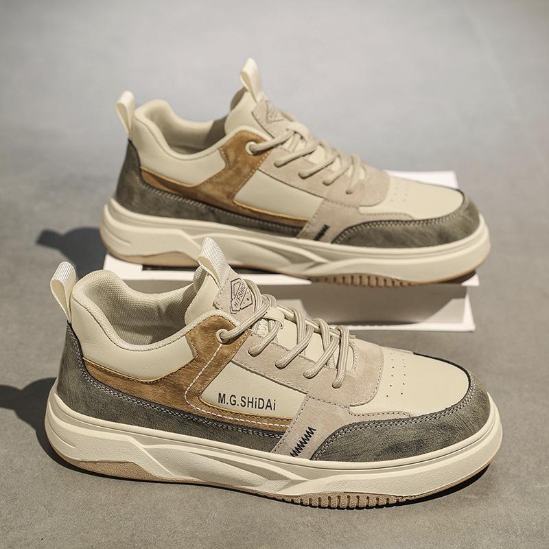 Men's shoes new breathable men's shoes men's wear-resistant versatile sports and leisure board shoes student party shoes
