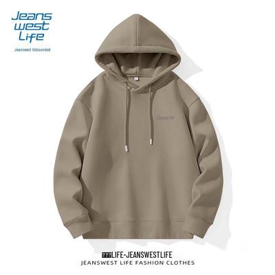JEANSWEST LIFE Мужская толстовка с капюшоном и принтом букв