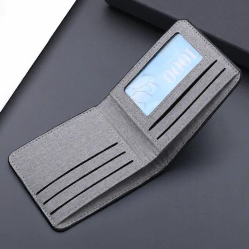Супертонкий мягкий кошелек Мини-кошелек для кредитных карт Кошелек Держатели для карт Мужской кошелек