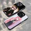 Чехол для телефона Аниме B-Bocchi-the-Rock Для iPhone17,16,15,14,13,12,11,Mini,Pro,MAX,plus,Черный Матовый Ударопрочный Чехол