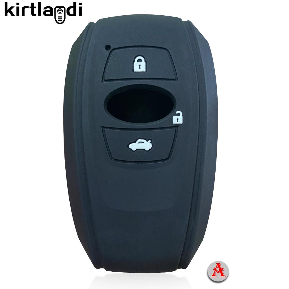 Силиконовый чехол-держатель для ключей, оболочка, чехол для ключа автомобиля для Subaru Forester XV BRZ LEGACY SV 2019 2020, 3/4 кнопки, защита дистанционного бесключевого доступа