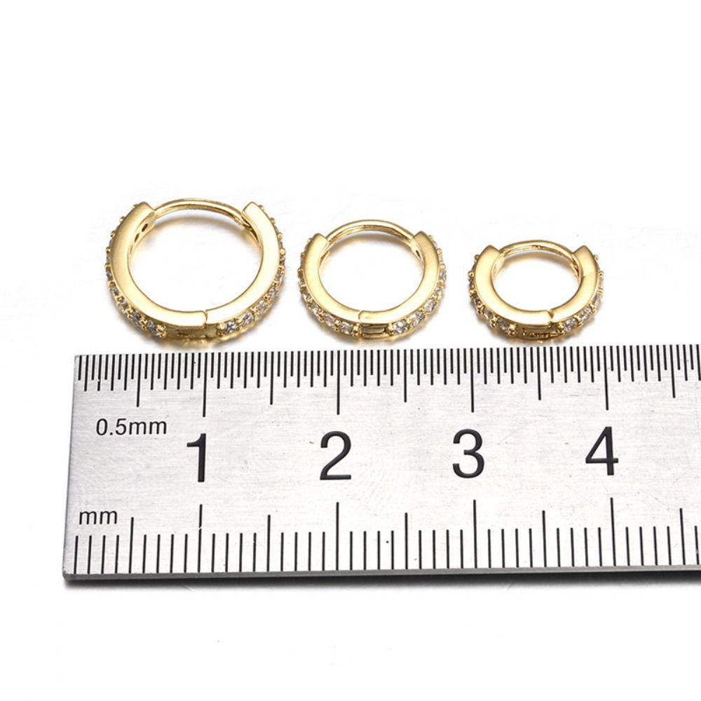 Гипоаллергенный Круглый Циркониевый Пирсинг Носа Хряща Хеликса Персональности Женщины