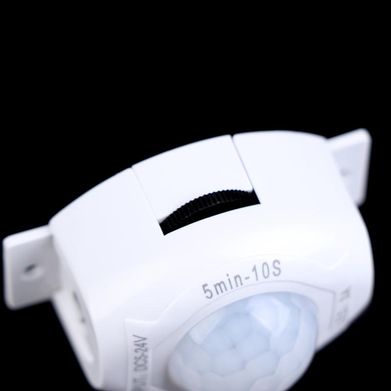 Датчик движения постоянного тока 5 В 12 В, переключатель света, детектор движения, активированный таймер, автоматический