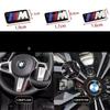 Applicable to BMW M sticker car steering wheel badge sticker badge decal decorative accessories