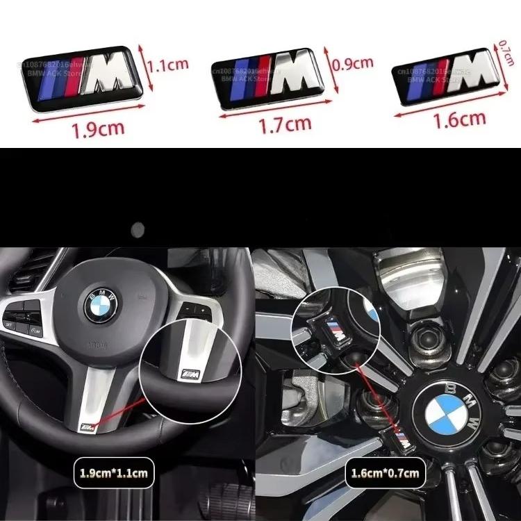 Applicable to BMW M sticker car steering wheel badge sticker badge decal decorative accessories