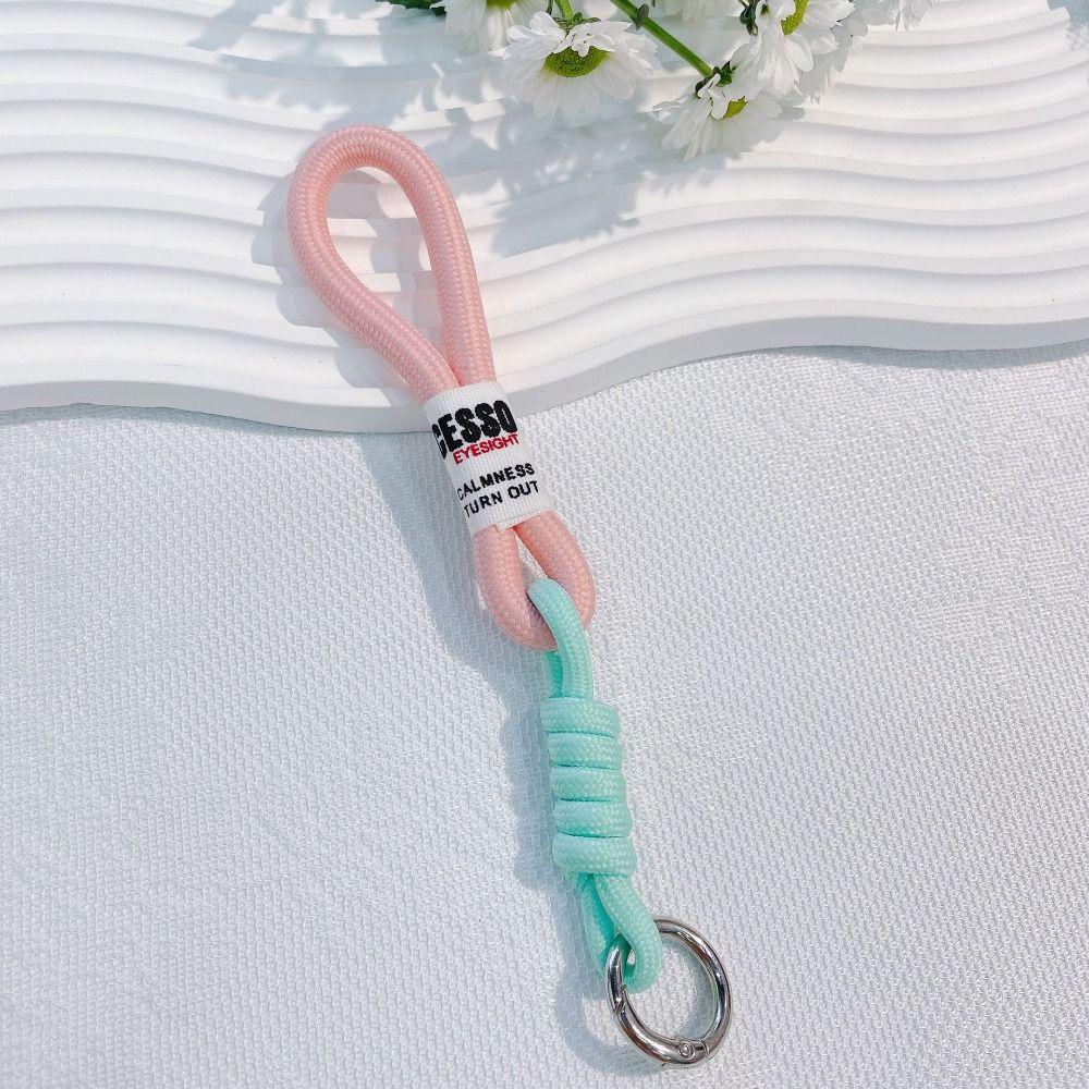 Анти-потеряшка, цветной узел, креативный плетеный шнурок, брелок, рюкзак, декор