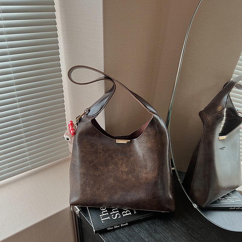 Премиальная ретро-сумка женская новая осенне-зимняя модная сумка через плечо большой вместимости дорожная сумка