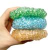 Crunchy Stress Ball Anxiety Stress Relief Beaded Ball Squeeze Toy Portable Travel Soft TPR Calming Textured Ball Sensory Fidget Toy